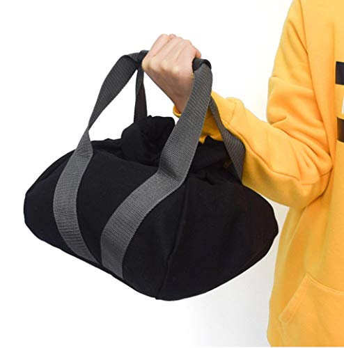 Weightlifting Training Sandbag Kettlebell Sandbag, Adjustable Canvas Soft Sand Bag with Handles, Weightlifting Dumbbell for Home Training,Fitness,Yoga Workout