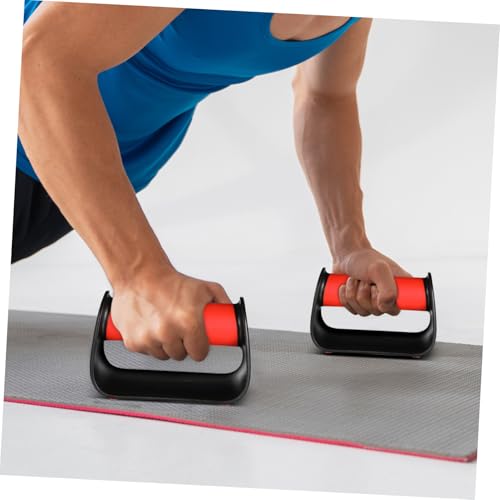 Toyvian 1 Pair Strength Training Handles for Home Workouts Nonslip Grip Bars for Floor Stability Comfortable Wrist Support Durable Design for Womens Fitness