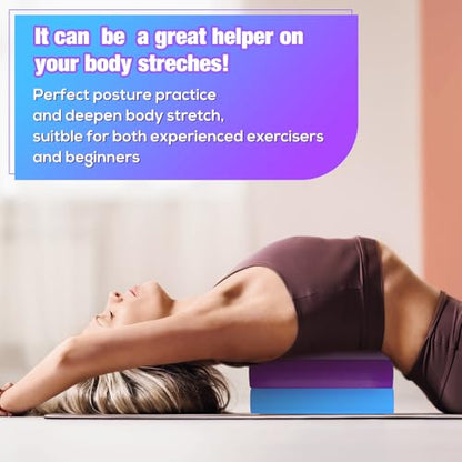 Hanaive 2/4/6 Pcs Balance Pad Foam Pad 11.81 x 7.87 x 1.97 Inch Yoga Mat Non Slip Cushion Exercise Knee Mat for Fitness Stability Stretching, Pilates, Physical Therapy, Core Trainer