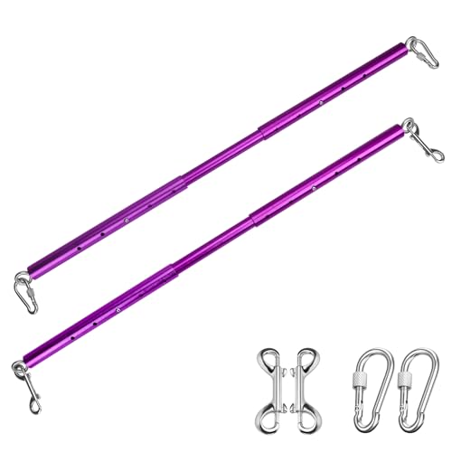Spreader Bar Kit, Adjustable Workout Pilates Bar with Heavy Duty Exercise Stainless Steel Bar for Home Gyms Tools.