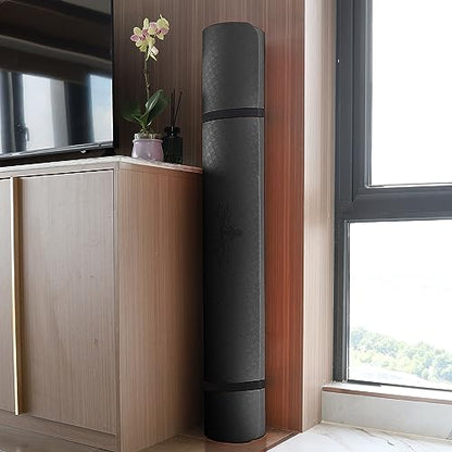 Hatha Yoga Large TPE Yoga Mat 6'x4'x1/2" Extra Thick Non-Slip Exercise Mat - for Yoga Pilates & Home Gym Workouts