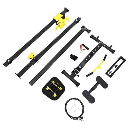 Power Tower Pull Up Bar Station Multi-Function Adjustable Height Foldable Dip Station with Adjustable Height Multi-Function Power Rack for Home, Small Gyms, Companies