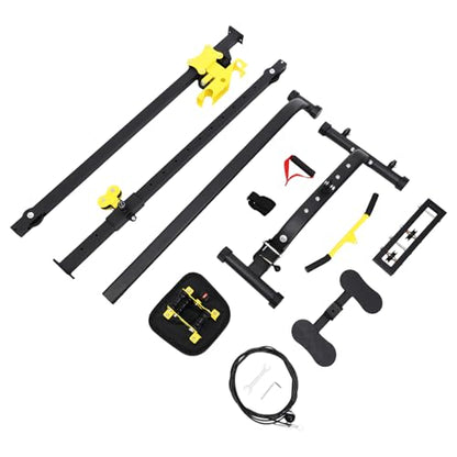Power Tower Pull Up Bar Station Multi-Function Adjustable Height Foldable Dip Station with Adjustable Height Multi-Function Power Rack for Home, Small Gyms, Companies