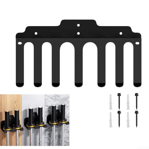 Steel Barbell Storage Rack Wall Mounted Gym Organizer For Barbells Dumbbells Resistance Bands Lifting Belts Garage Home Fitness Equipment Space Saving(Double hooks) - size: Double hooks