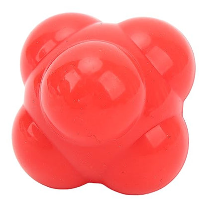 Ball, 6 Sided High Bounce Ball, Strong Durable Silicone for Speed Agility Training Baseball Soccer Basketball