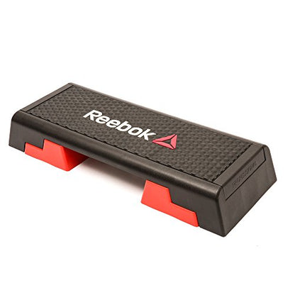 Reebok Fitness Multipurpose Adjustable Aerobic and Strength Training Workout Step Platform for HIIT, Cardio, and General Sessions