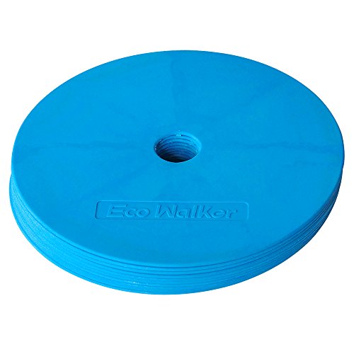 Flat Cones Spot Markers Soccer Basketball Sports Speed Agility Training - color: Red
