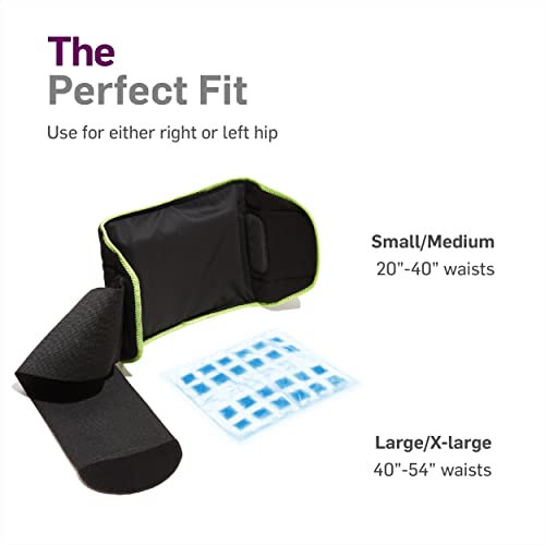 NatraCure Hot or Cold Hip and Lower Back Pain Relief Wrap for Lumbar Backache, Herniated Discs, Stiff Hips, Bursitis, Sciatica, & Arthritis - Hip Replacement Surgery Recovery Gifts - Large/X-Large - size: Large/X-Large (Pack of 1)