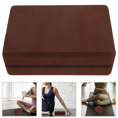 Toyvian Eva Foam Yoga Blocks Non-slip Pilates Exercise Bricks Supportive Workout Accessories for Balance, Stretching, Meditation, and Home Fitness Training