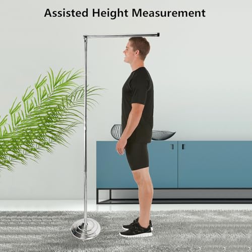 Adjustable Height Jump Trainer, Floor Standing Vertical Training Equipment, Measurement, Stable Base, Measurement Aid ()