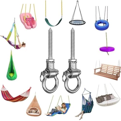 6Packs Heavy Duty Swing Hangers Permanent Anti Rust Bearing - size: 6 inch Style 3