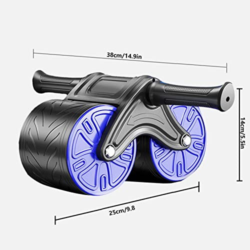 Ab Wheel Roller, Abdominal Exercise Roller - Automatic Rebound Core Strength Roller for Beginners,Fitness Machine, Abdominal Exercise Equipment for Women and Men Core Strength Training