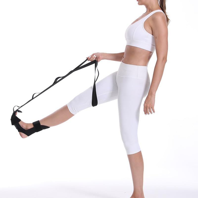 Fascia Stretcher Finally Flexible Again Yoga Strap Belt Trainning And Exercise Stroke Hemiplegia Rehabilitation Leg Stretcher ﻿