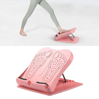 Foldable Calf Stretching Board Space Saving Adjustable Stretching Platform for Gym Training At Home Leg Stretch Trainer