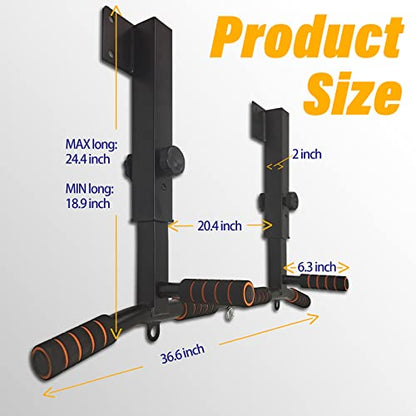 BDL Wall Mounted Pull Up Bar Multifunctional Chin Up bar for Home Gym - color: Joist Mount Pull Up Bar