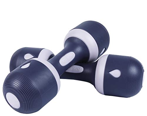 Nice C Adjustable Dumbbells, Neoprene Hand Weights - style: Black Purple 11lb Pair