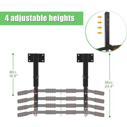 Wall Mount Pull Up Bar Wall Mounted Body Press Pull Up Bar Gym Chin-Up for Upper Body Workout