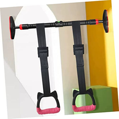 Happyyami Adjustable Gymnastics Rings with Straps for Kids 1 Set of Professional Fitness Circles for Indoor Strength Training and Pull-Ups Suitable for Home Exercise