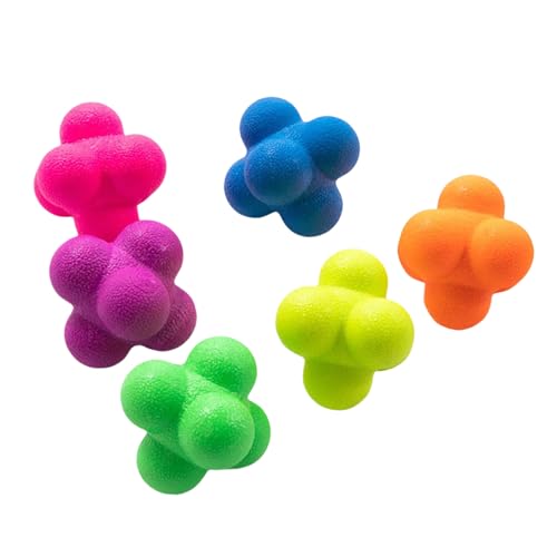 Baseball Bounce Balls Agility Trainer Reaction Balls Agility Training Reaction Balls Tennis Football Hexagon Balls