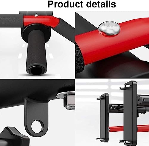 Multifunction Pull Up Bar, Wall-Mounted Strength Training Pull-UP Bars, Heavy Duty Chin Up Bar Wall Mount with Exercise Bands, Max Weight 660 LBS