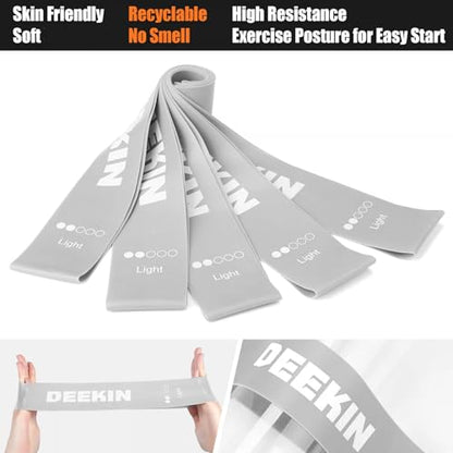 20 Pcs Resistance Bands Bulk Loop Resistance Exercise Bands for Working Out Stretch Yoga Starter Set Elastic Exercise Fitness Band Equipment for Home Fitness, Gym, Yoga