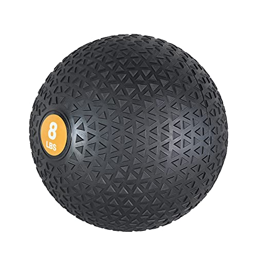 PRISP Weighted Medicine Slam Ball - Exercise Ball with Easy Grip Textured Surface