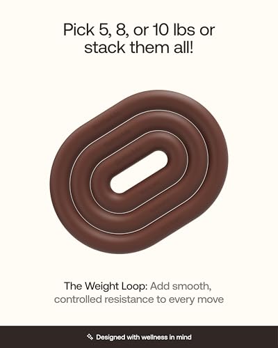 BetterMe Sculpt Weight Loop – Ergonomic Hand Weights for Pilates, Barre & Home Workouts – Weighted Ring for Strength Training & Toning