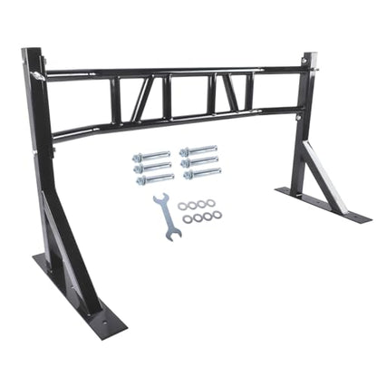 Wall Mounted Heavy-Duty Pull Up Bar Multi-Grip Chin Up bar Multifunctional Dip Station for Indoor Home Gym Workout, Power Tower Set Training Equipment Fitness Dip Stand Up to 440 Lbs (Black)