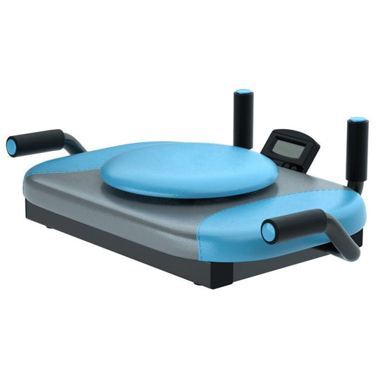 Multifunctional Plank Support Trainer Push Up Board Portable Flat Training Aids Home Workout Equipment(Blue) - color: Blue