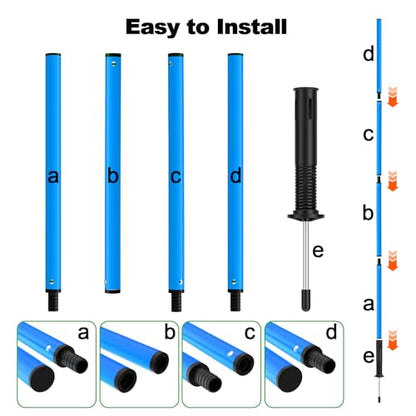 24Pcs Soccer Agility Training Equipment Set Ultimate Agility Poles Cones Ladder More for Quick Assembly and Easy Portability Suitable for All Skill Levels Enhance Speed Agility Training