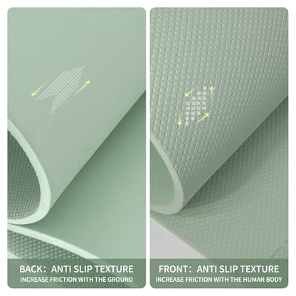 PAIDU Large Yoga Mat-72’x36’x0.4’ Extra Width ＆ Thick,Comfortable,Non-Slip Exercise Mat-Works Great on All Floor for Stretching,Yoga Studio,Gym or Home Workouts