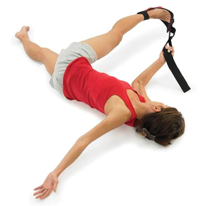 OPTP The Original Stretch-EZ, Top Choice Plantar Fasciitis Stretcher, Hamstring Stretch Strap and Achilles Tendon Stretcher, Stretching Strap for Physical Therapy. Made in the USA