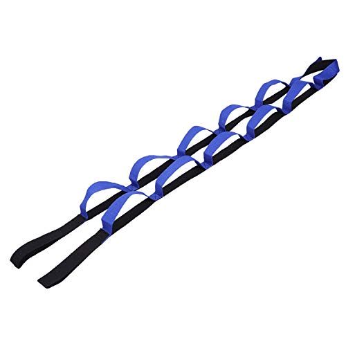 Yoga Stretching Strap with Loops，Yoga Strap Multi-Loop Strap Stretch Strap for Physical Therapy, Workout, Pilates, Dance,Yoga and Exercise