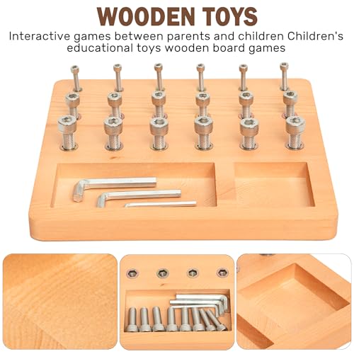 Wooden Pegboard for Finger Dexterity, Finger Strength Trainer for Hand Grip Strengthener Targeted Strength, Relief & Recovery– for Men, Women, and Seniors