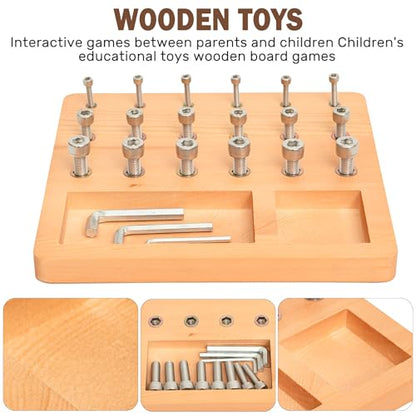 Wooden Pegboard for Finger Dexterity, Finger Strength Trainer for Hand Grip Strengthener Targeted Strength, Relief & Recovery– for Men, Women, and Seniors