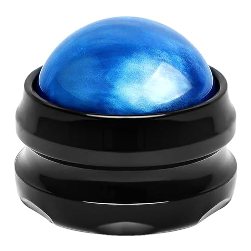 WOVTE Massage Ball, Lacrosse Balls, Self Massage Tool for Sore Muscles, Shoulders, Neck, Back, Foot, Body, Deep Tissue, Trigger Point, Muscle Knots, Yoga and Myofascial Release (Blue) - color: Blue