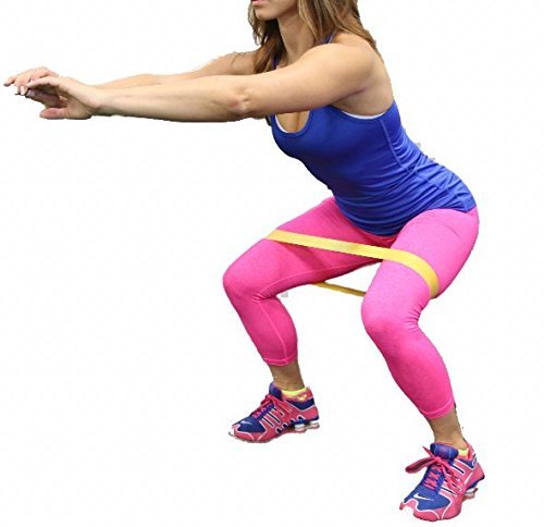 Mini Resistance Loop Bands | Rehab and Prehab Stretch Bands | 12" Exercise Workout Bands (Sets of 5 Pack and Sets of 10 Pack Trainer Options Available!) - color: 12" Mini Bands