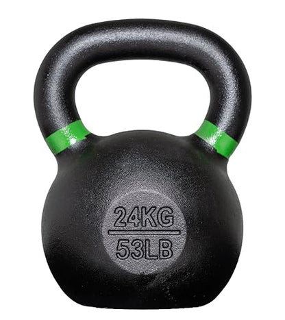REP Fitness Kettlebell Set and Singles, 4kg to 24kg, 9lb to 53lb Weight Range, Cast Iron, Strength Exercise Training, Home Gym, Power Workout Equipment, Free Weights, Dumbbell Alternative - style: 24 kg