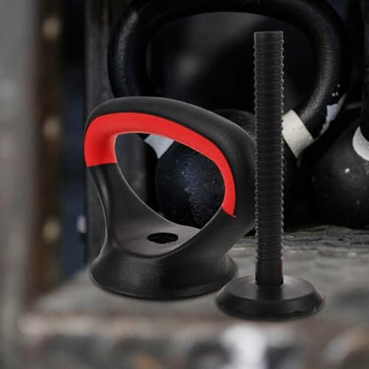 Adjustable Kettlebell Handle for Weight Plates, Portable Dumbbell Converter for Strength Training Kettlebells, Heavy Duty Kettle Grip for Home Gym Workout