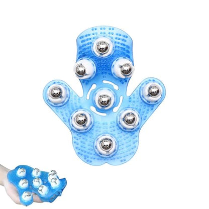 Manual Massage Ball Roller Small Handheld Massage Therapy and Relax Tool Body Massager Gloves Leg Massage Tools for Muscle Tension Relief Neck Back Joint Shoulder Foot Hand Thigh Tummy Butt