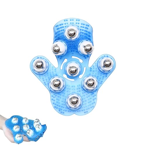 Manual Massage Ball Roller Small Handheld Massage Therapy and Relax Tool Body Massager Gloves Leg Massage Tools for Muscle Tension Relief Neck Back Joint Shoulder Foot Hand Thigh Tummy Butt