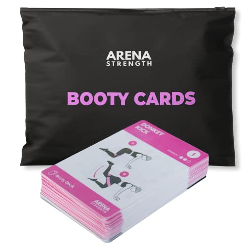 Workout Cards - Instructional Fitness Deck for Booty Band Workouts, Beginner Fitness Guide for Resistance Band Training Exercises at Home. Includes Workout Routines. - style: Booty/Legs