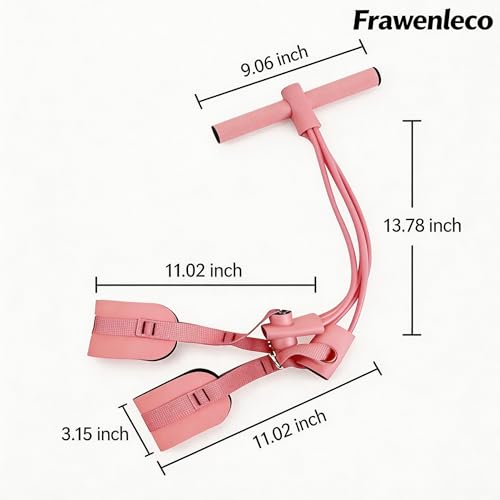 Fitness Resistance Bands with 4 Tube Pedal Ankle Puller, Elastic Yoga Pedal Stretch Band for Exercise,