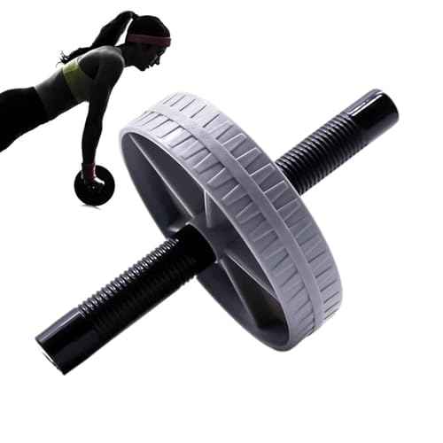 Ab Exercise Wheel Roller - Abdominal Roller Wheel, Workout Training Equipment | Portable Abdominal Exercise Roller Wheel With Handles, Gym Body Fitness & Strength, Achieve Toned Core Muscles
