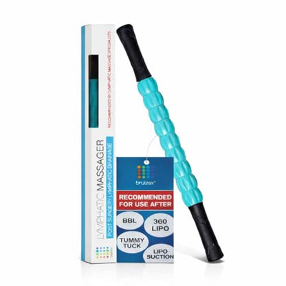 Lymphatic Massage Roller Recovery Set – Post-Surgery Body Roller Stick & Lymphatic Massage Guide Book