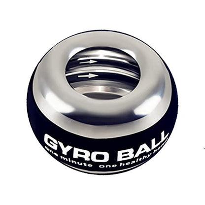 Auto-Start Wrist Power Gyro Ball with LED Lights, Wrist Strengthener and Forearm Exerciser for Stronger Arm Fingers and Muscle - color: Colourful Light-Metal