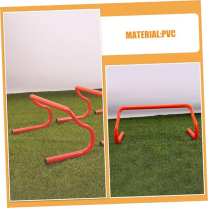 3pcs Detachable PVC Athletic Hurdles for Speed Agility Training Portable Soccer Basketball Football Hurdle Drills Quick Setup Plyometric Equipment