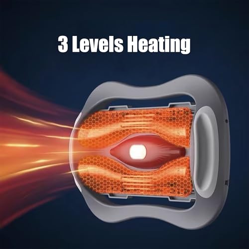 Lumbar Stretcher with Heat Massage | Adjustable Vibration Back Support Massager | Waist Relaxation Wholesale for Office & Home