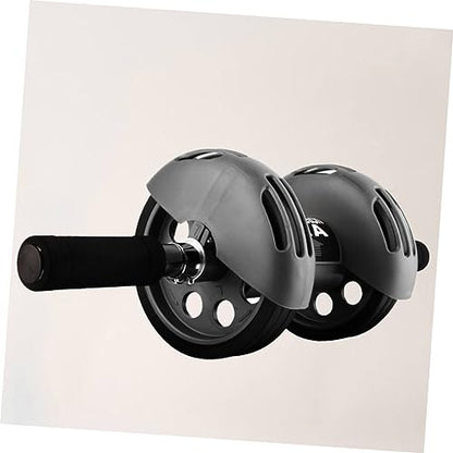 Automatic Rebound Dual Wheel Ab Roller with Kneeling Pad Exercise Wheel for Core Workout Smooth Wear Resistant Design Low Noise Abdominal Training Equipment for Home and Gym