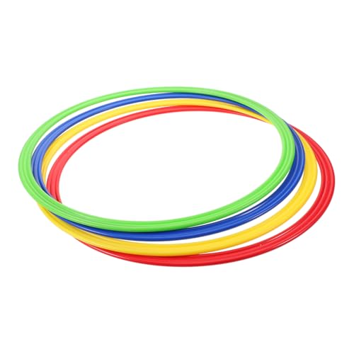 Yardwe 4pcs Enhanced Agility Training Soccer Speed Agility Rings Football Training Gear for Drills Coordination